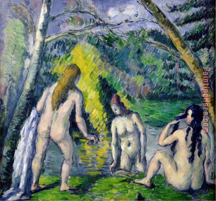 Paul Cezanne The Three Bathers Circa 1879 82